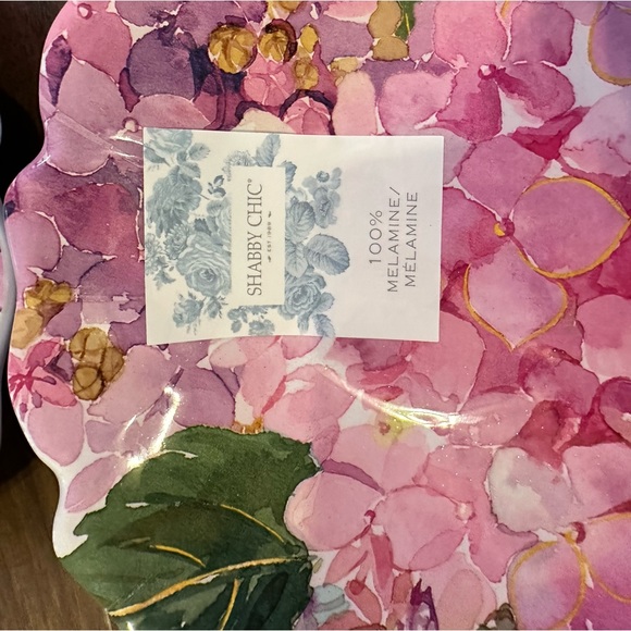 NWT Shabby Chic pink hydrangea bowls - Picture 3 of 3
